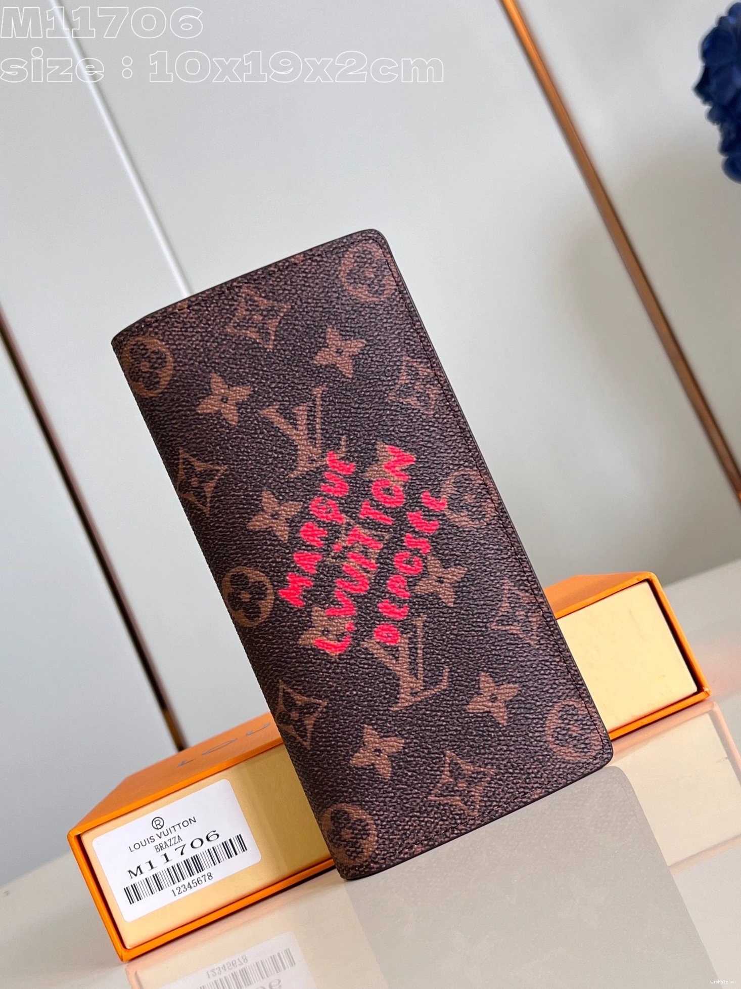 WIS BRAZZA VUITTON LOUIS WALLET-10*19*2cm 1221